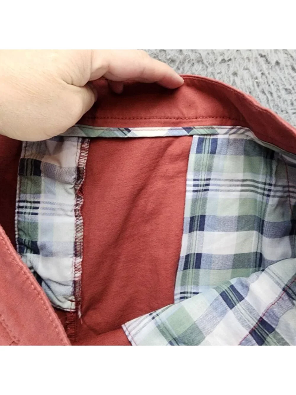 Tailor Vintage Pants Mens 38x30 Red Stretch High Rise Slim Fit *NWT*